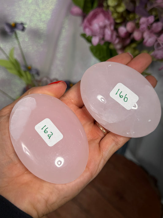 Pink Calcite Palmstones