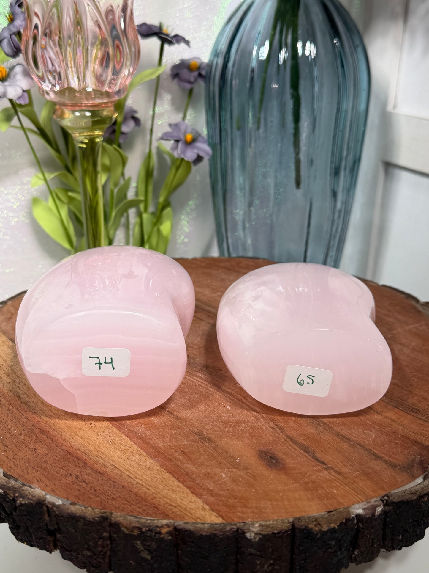 Pink Calcite Freeforms