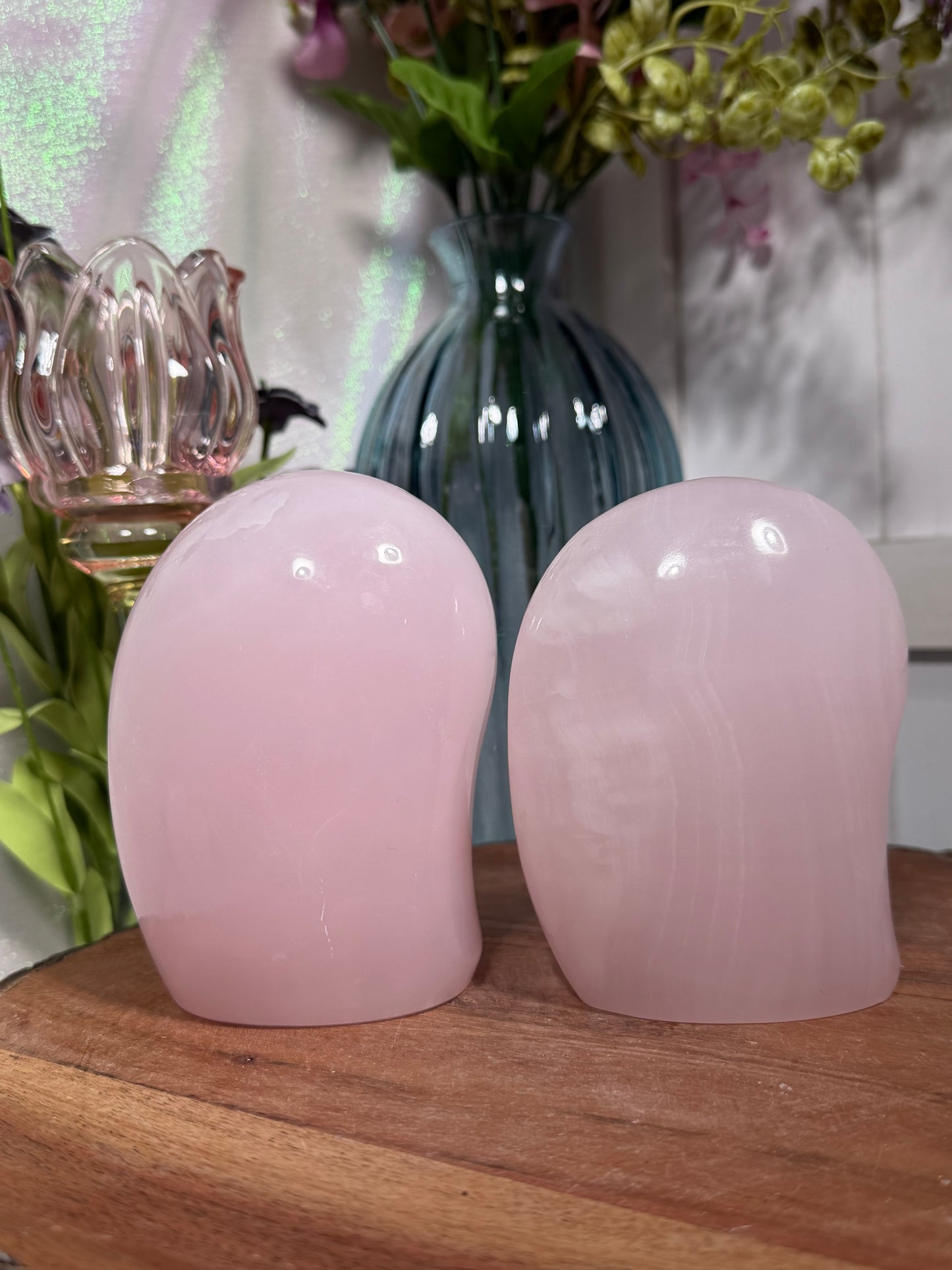 Pink Calcite Freeforms