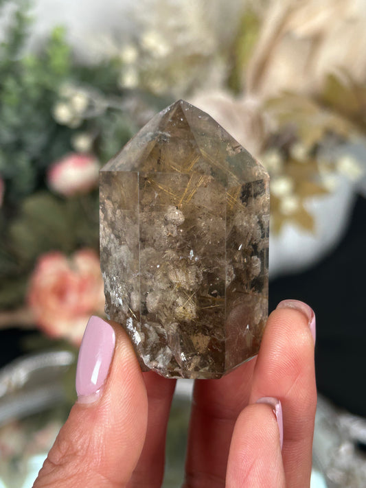 Rutile Garden Quartz Tower