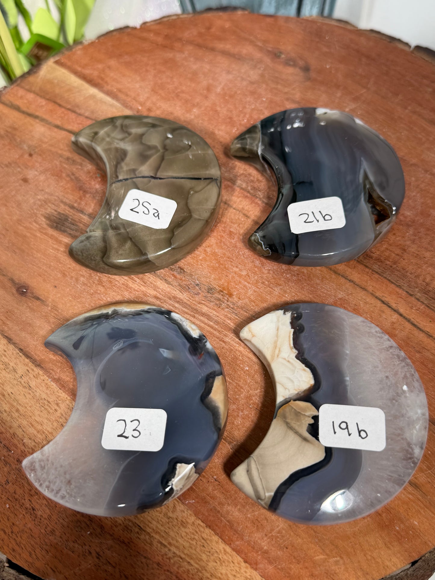 Volcano Agate Moons