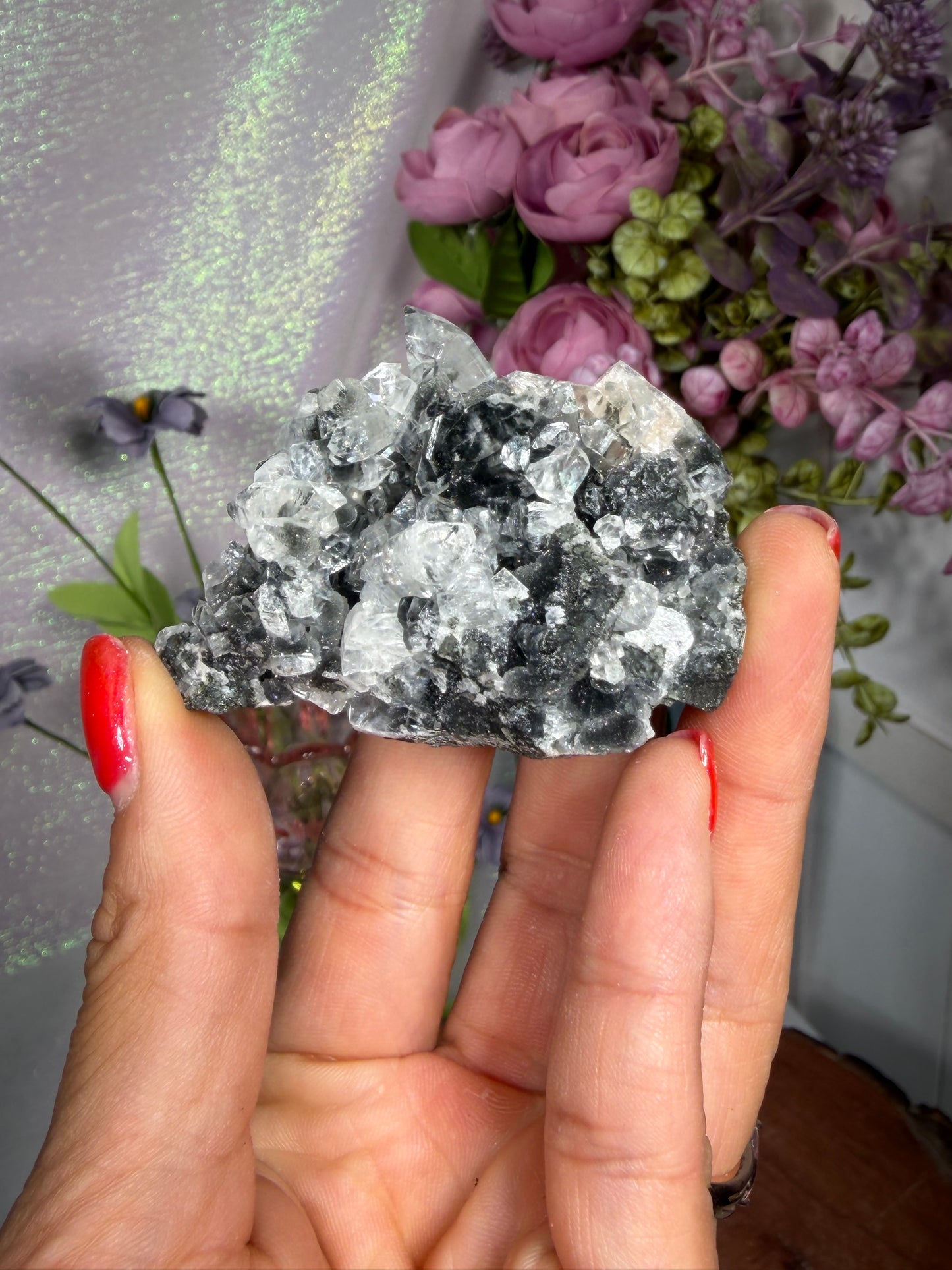 Black Chalcedony Diamond Apophyllite
