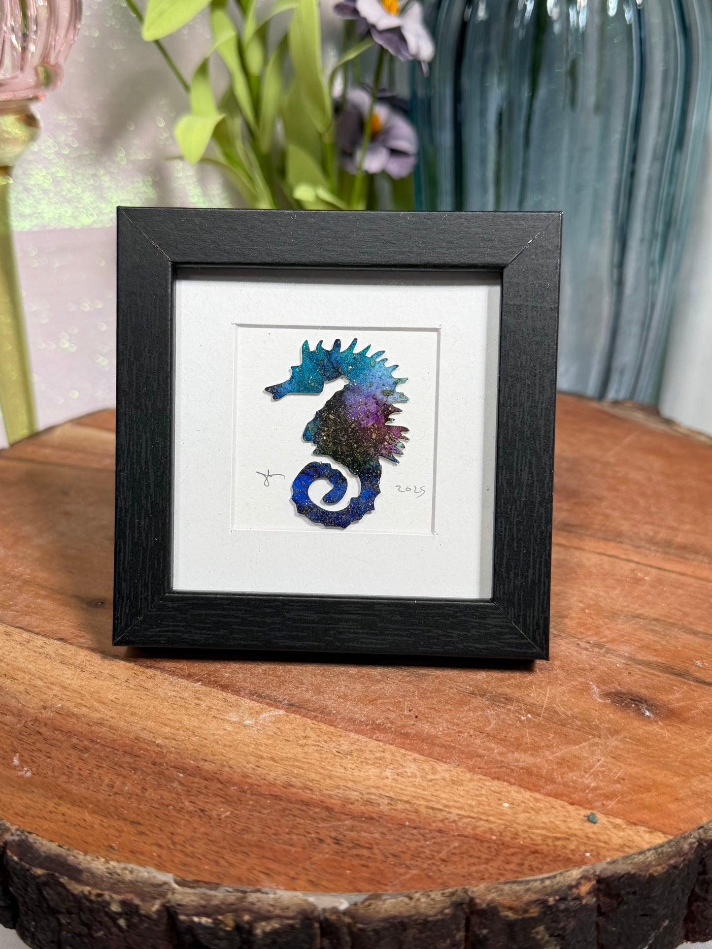 Seahorse Crystal Artwork