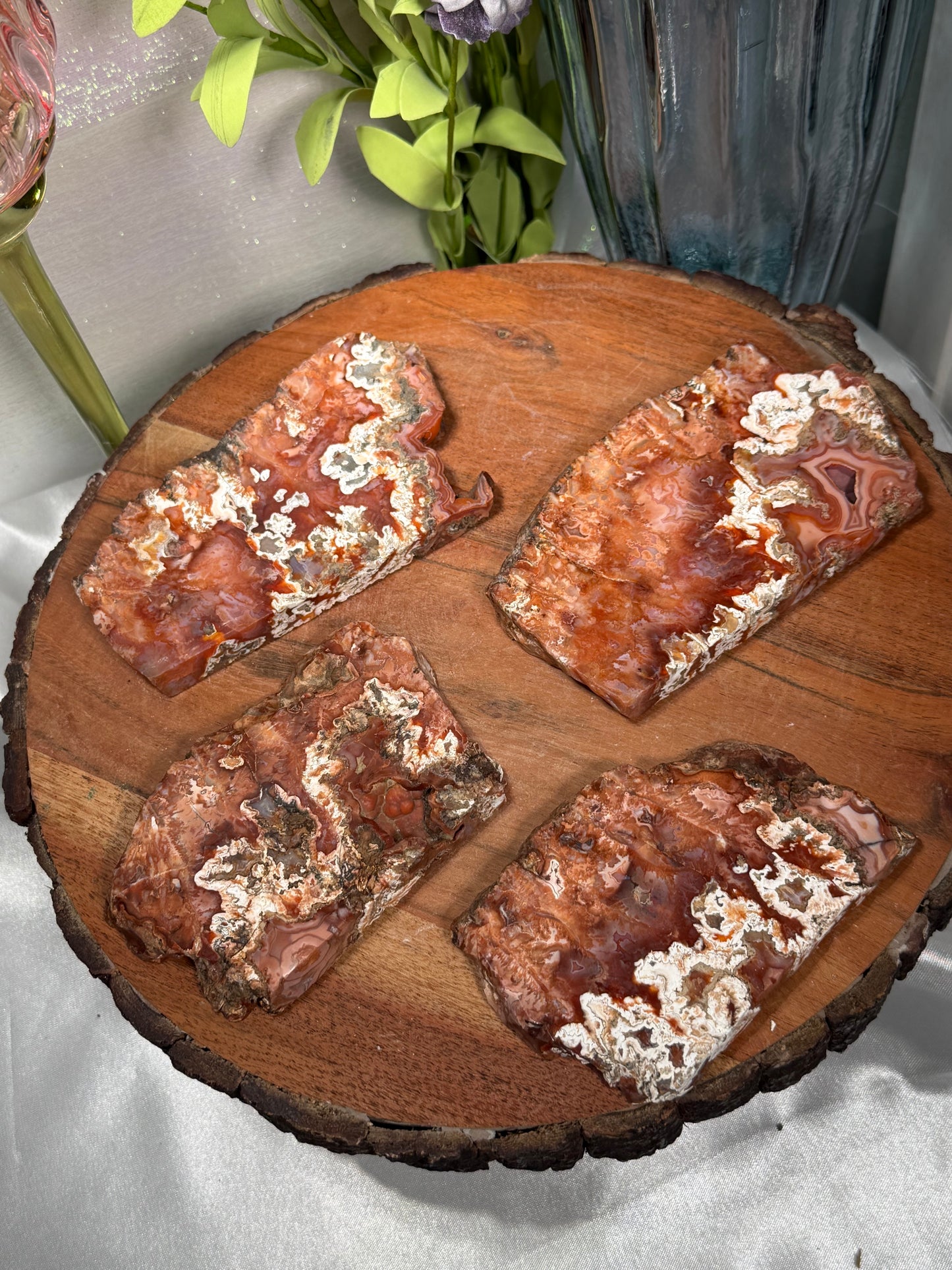 Pink Carnelian Slabs