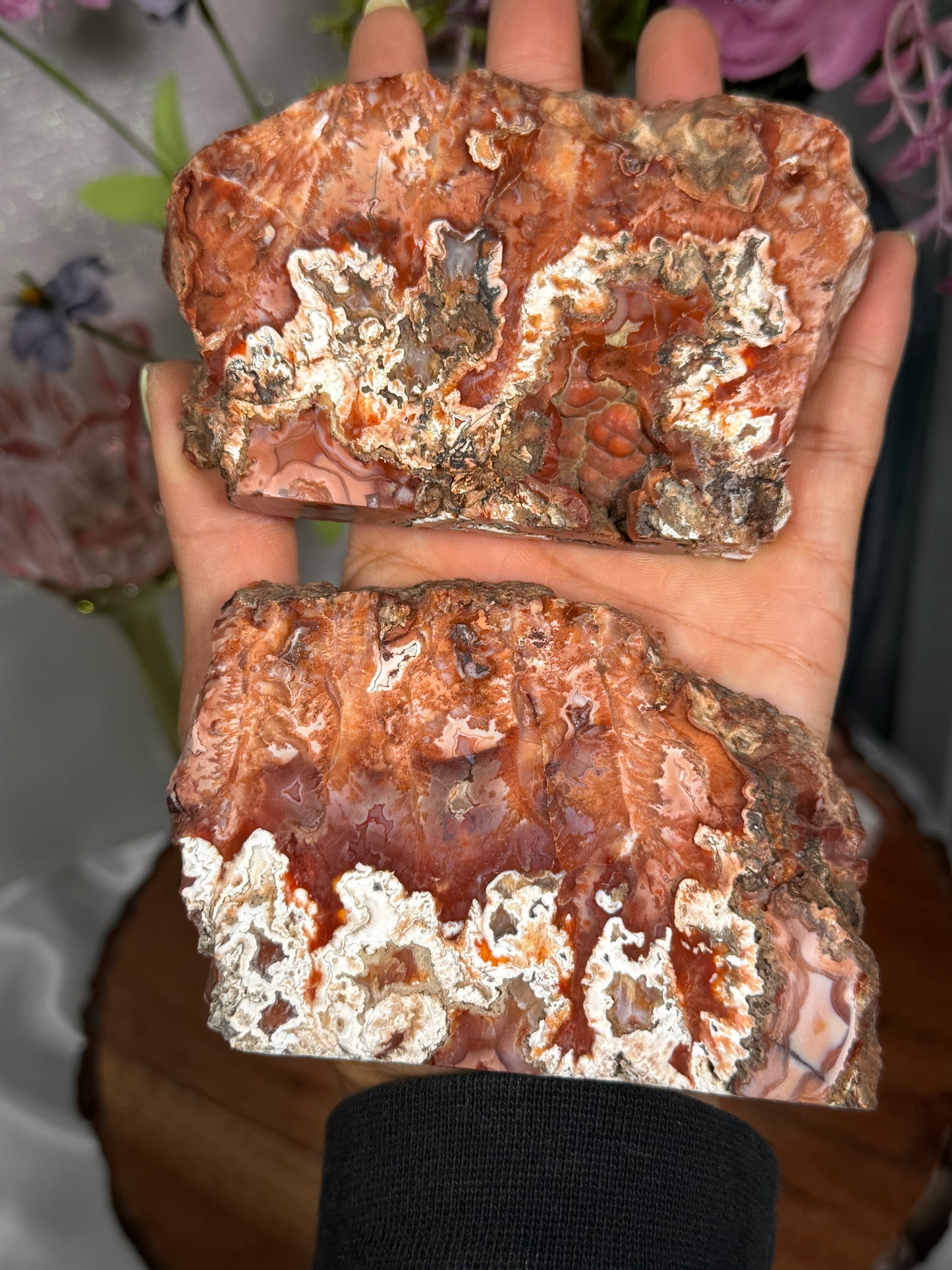 Pink Carnelian Slabs