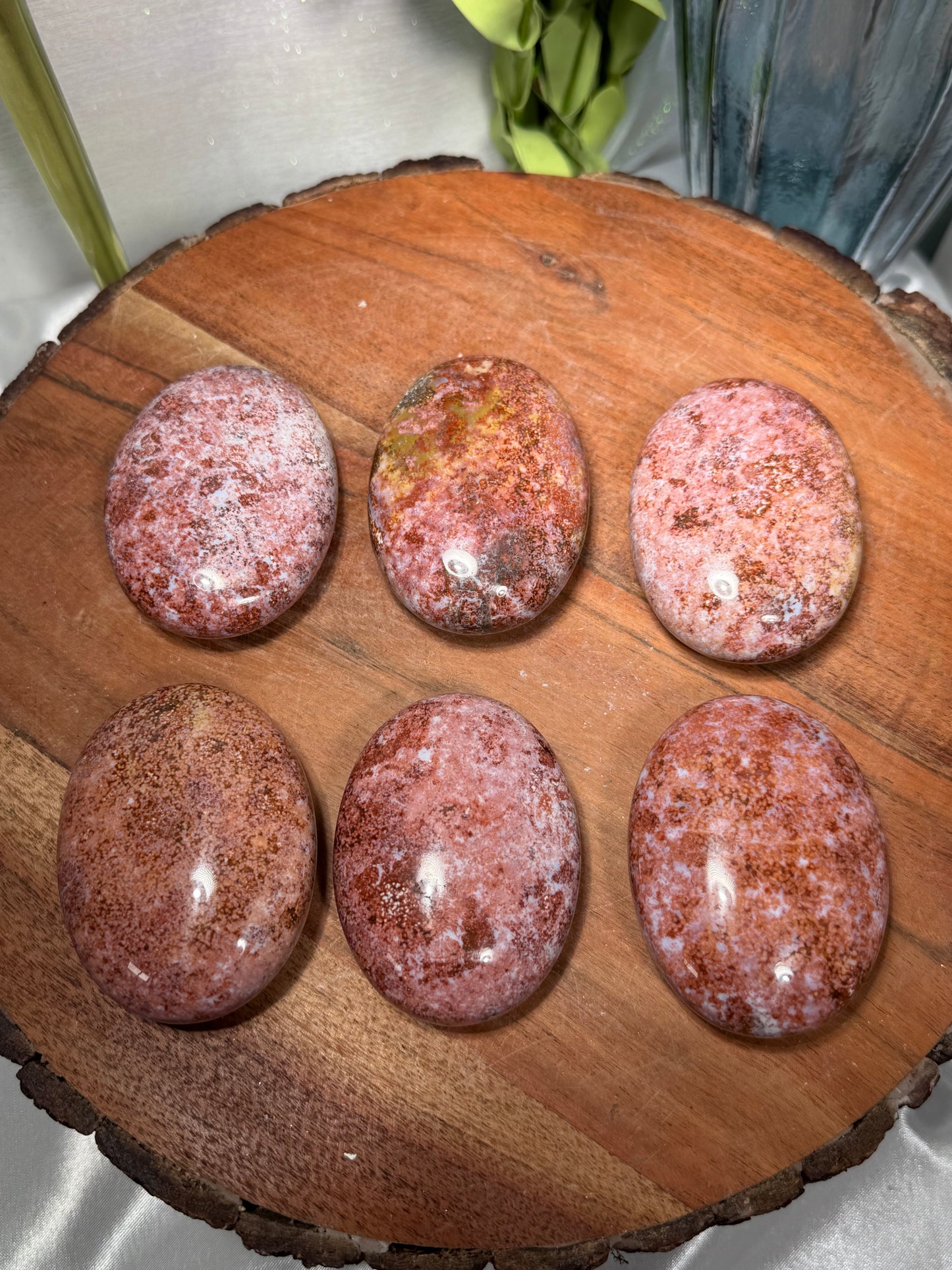 Pink Ocean Jasper Palms