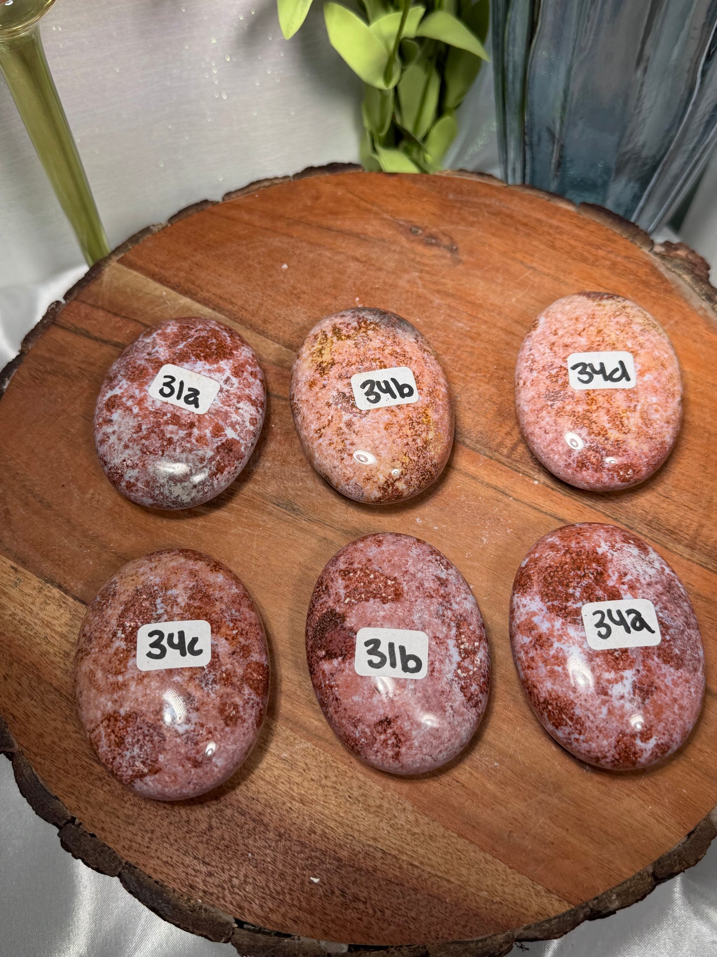 Pink Ocean Jasper Palms