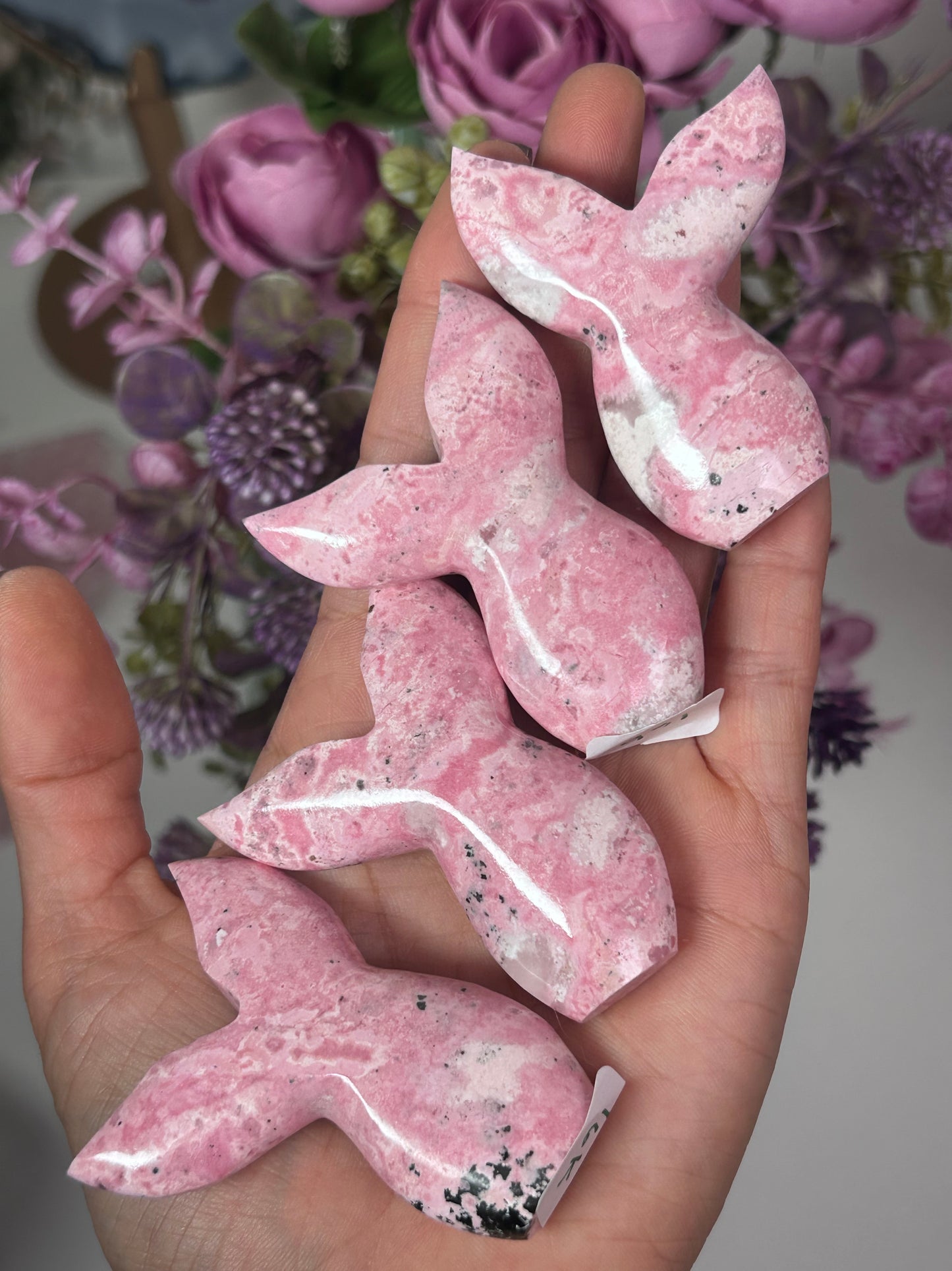 Rhodonite Mermaid Tail