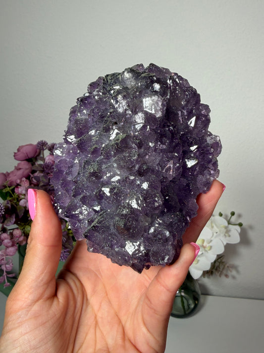 Amethyst and Fluorite with Galena and Pyrite 145