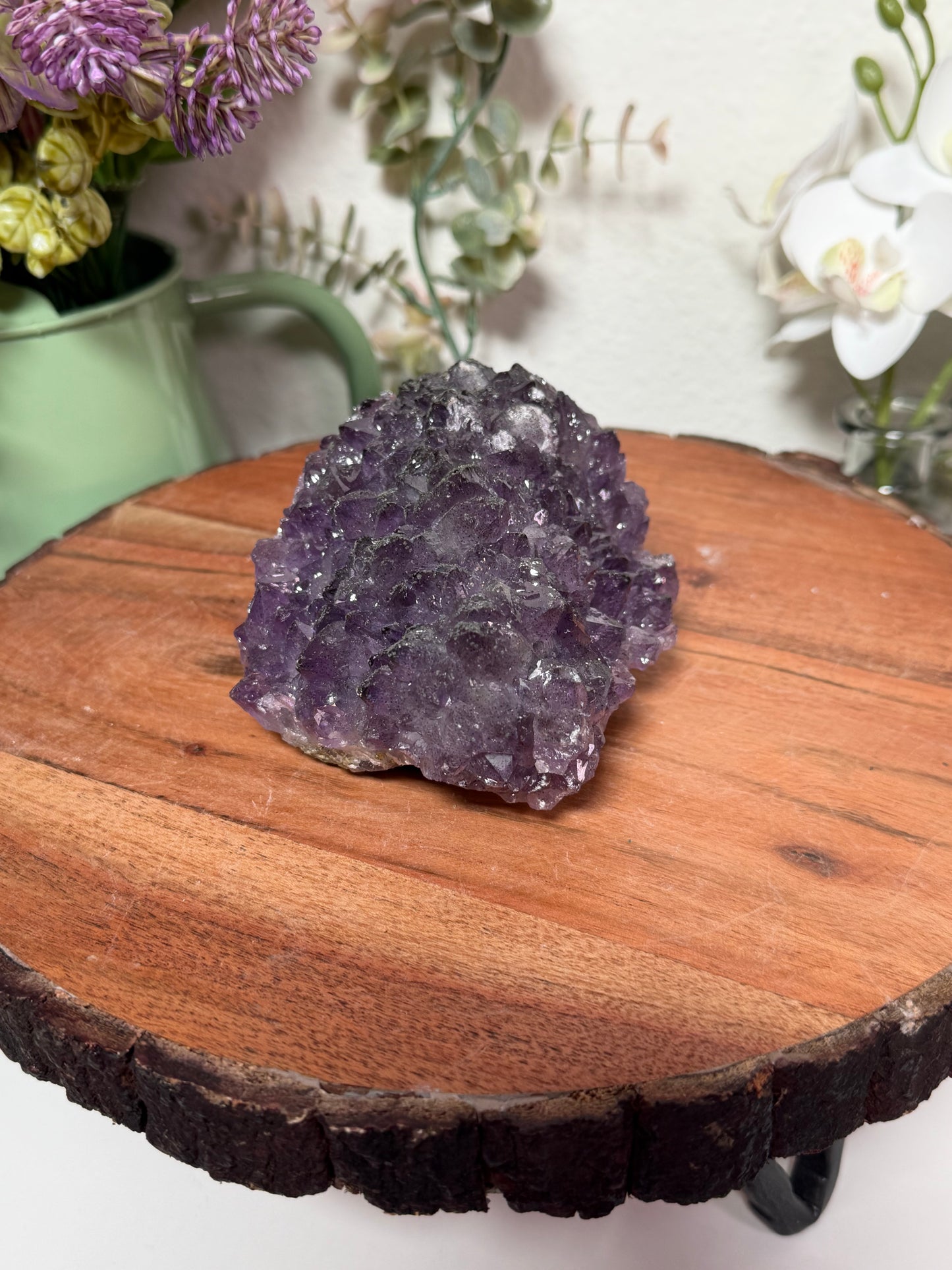 Amethyst and Fluorite with Galena and Pyrite 198