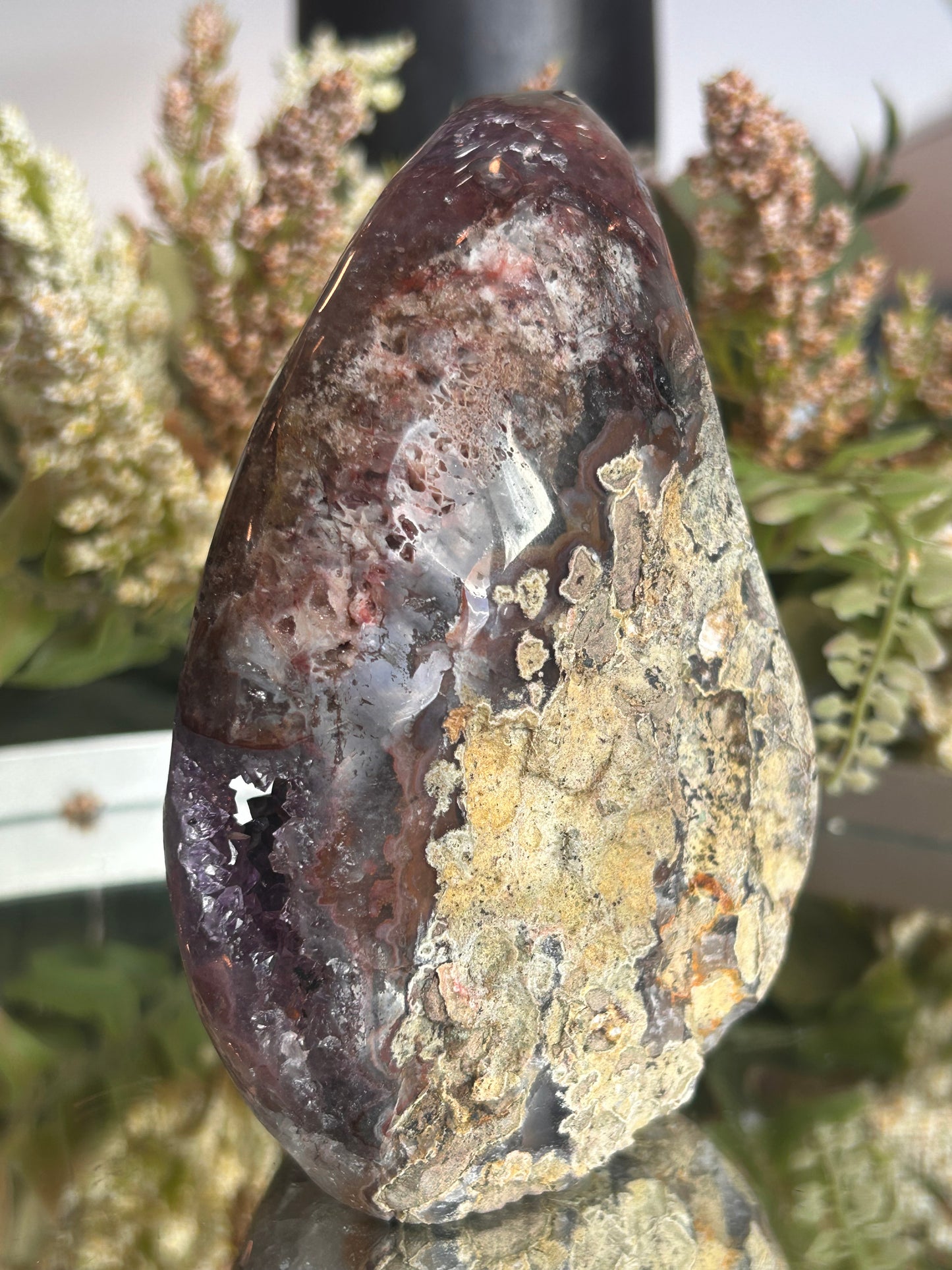 Amethyst Quartz Flame