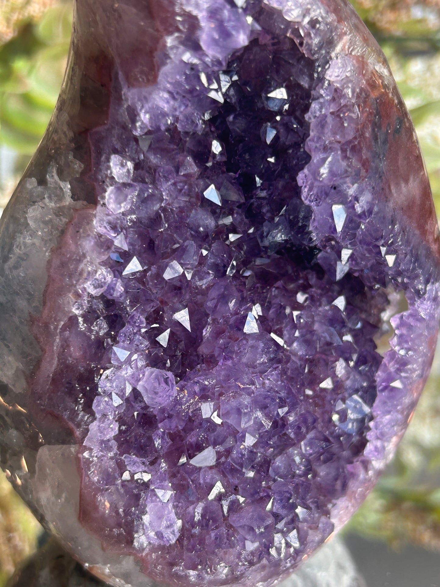 Amethyst Quartz Flame