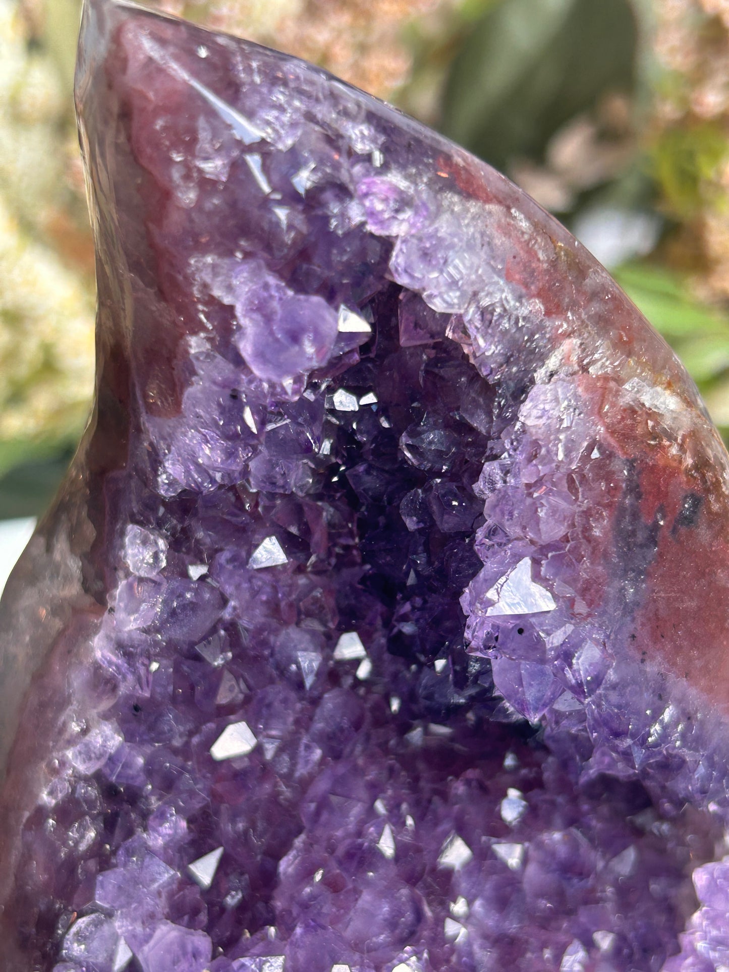 Amethyst Quartz Flame