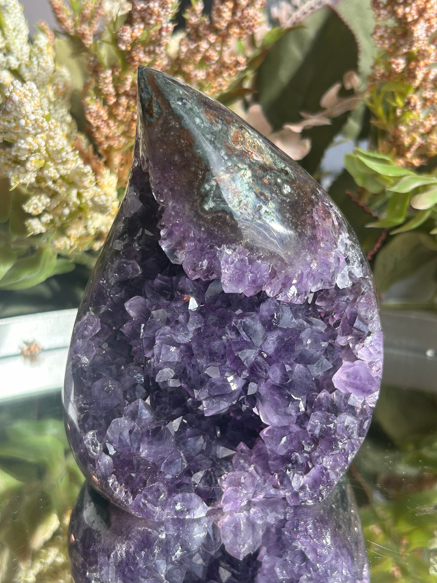 Amethyst Quartz Flame