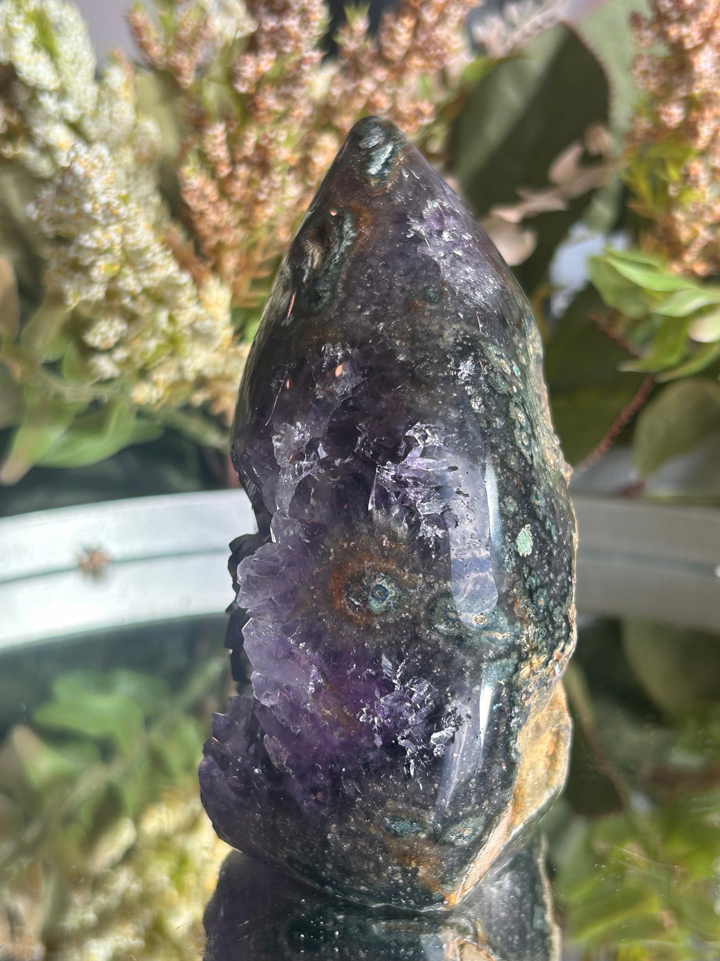 Amethyst Quartz Flame