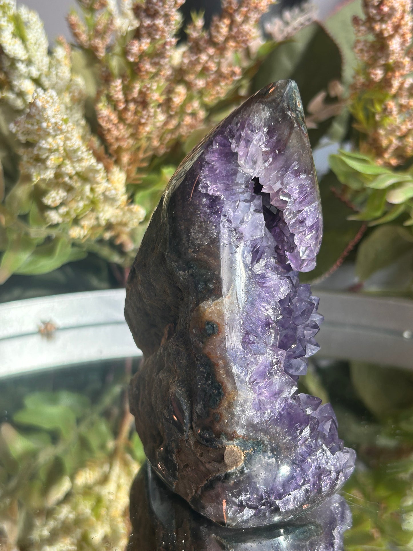 Amethyst Quartz Flame