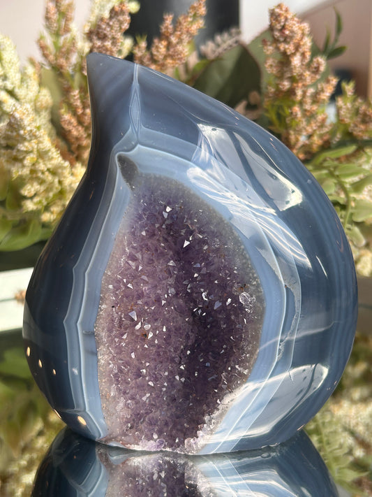 Amethyst Quartz Flame