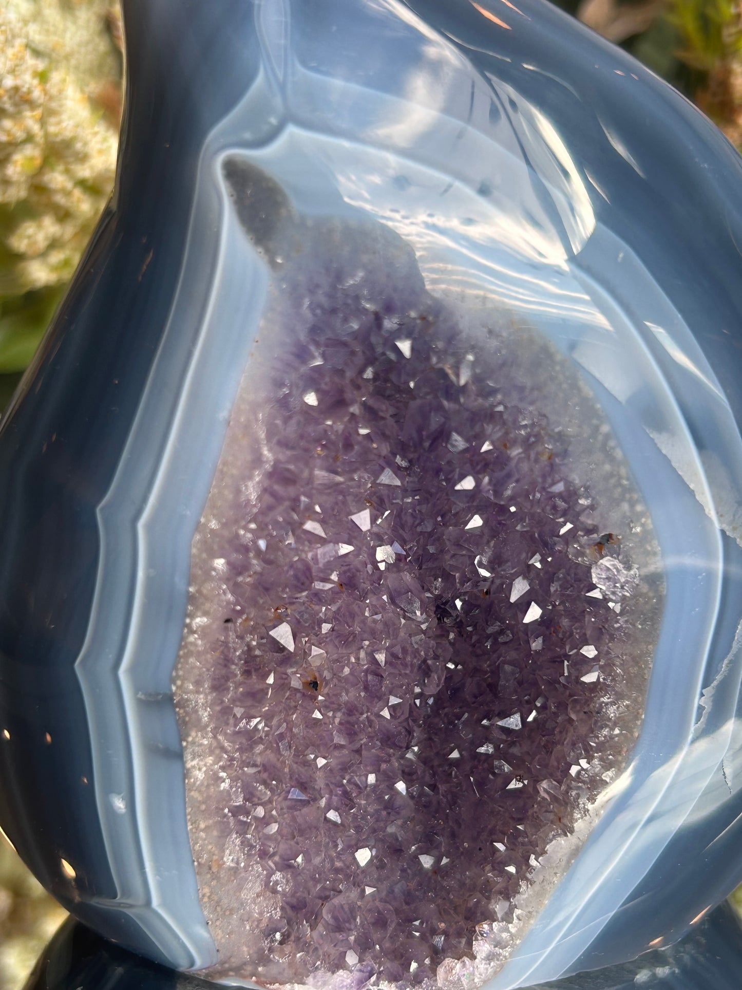 Amethyst Quartz Flame