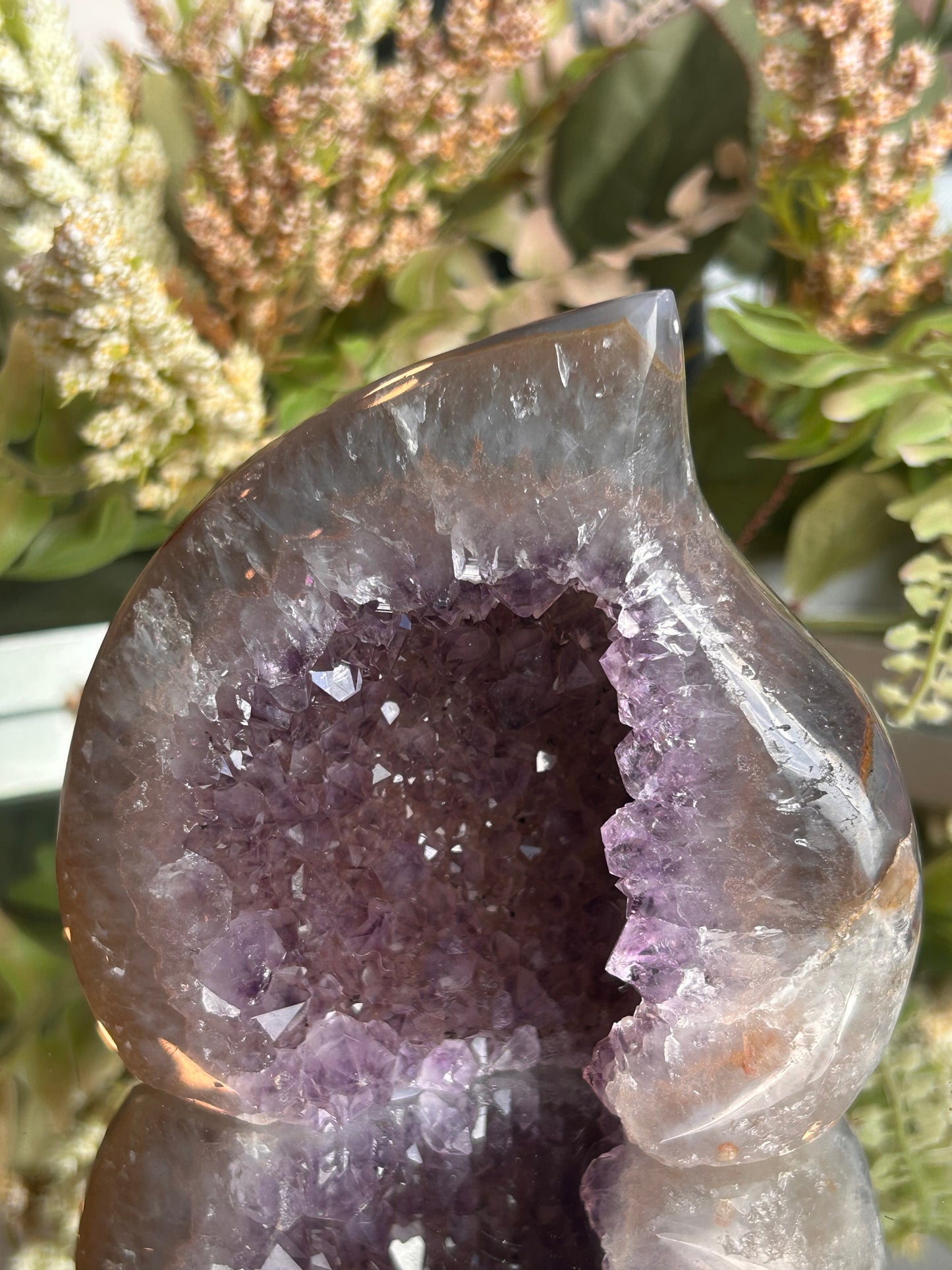 Amethyst Quartz Flame