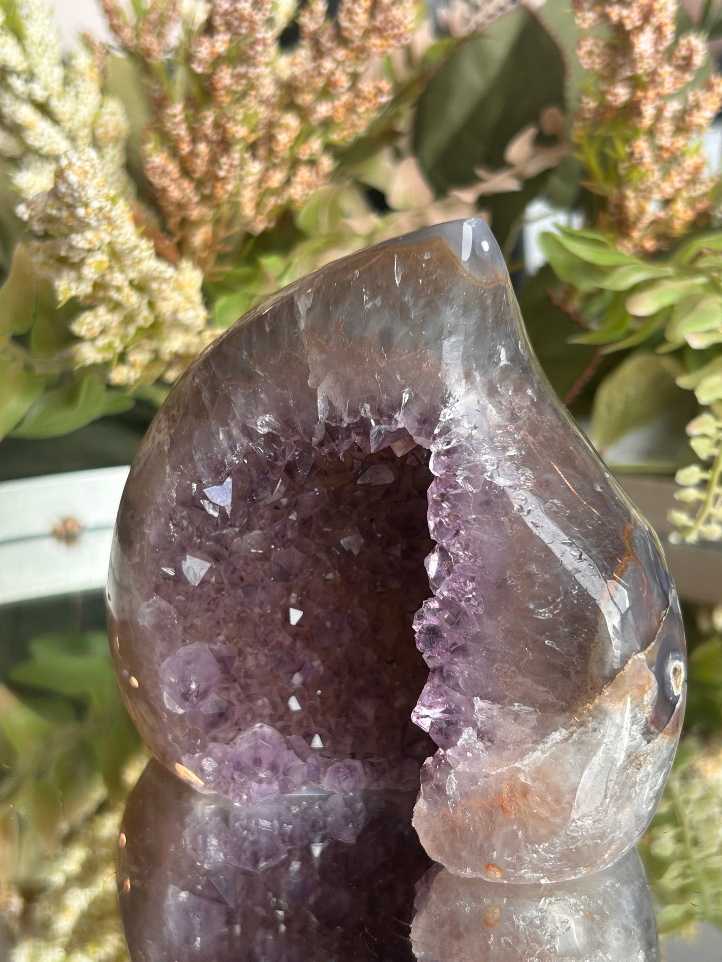 Amethyst Quartz Flame