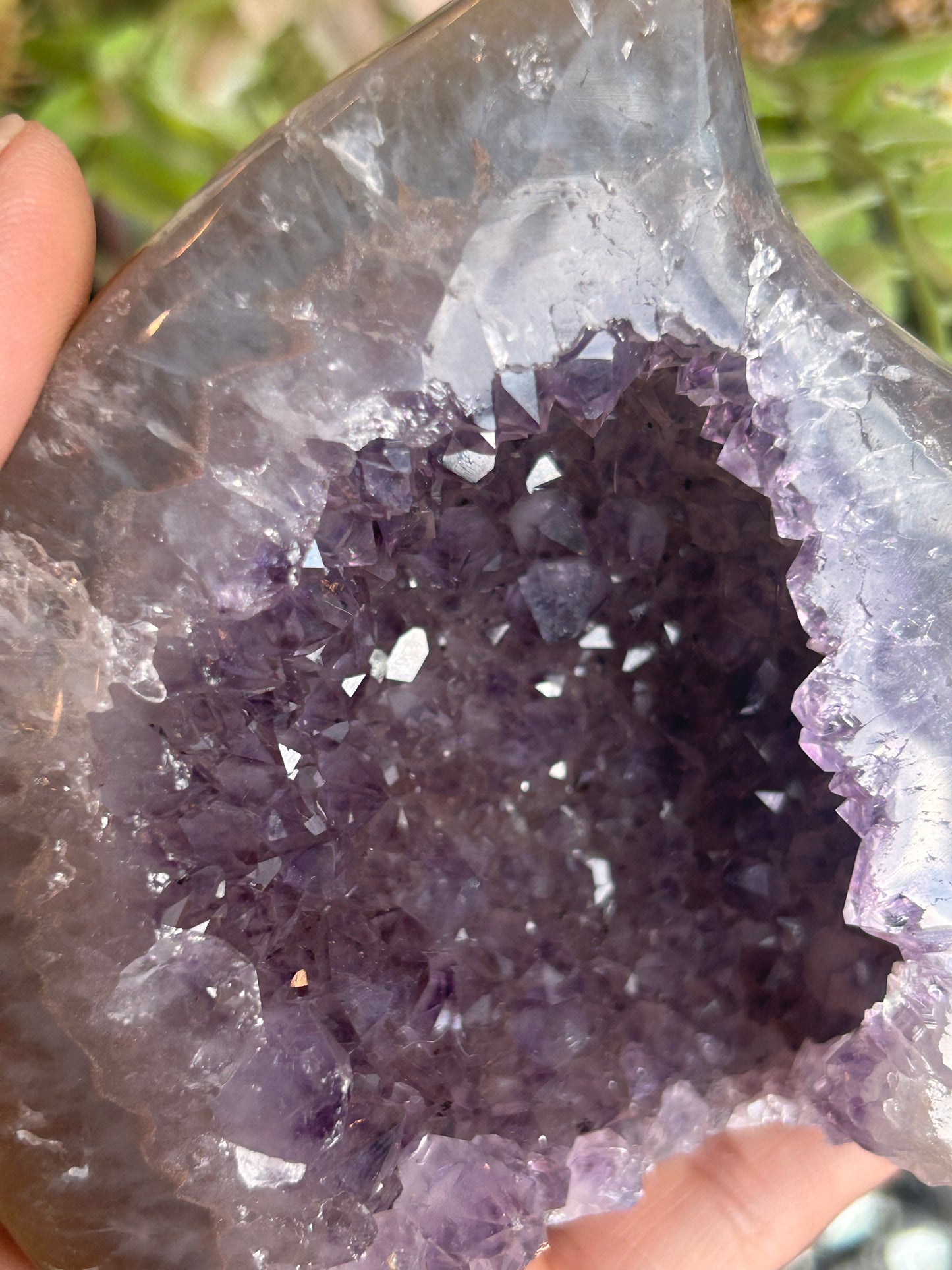 Amethyst Quartz Flame