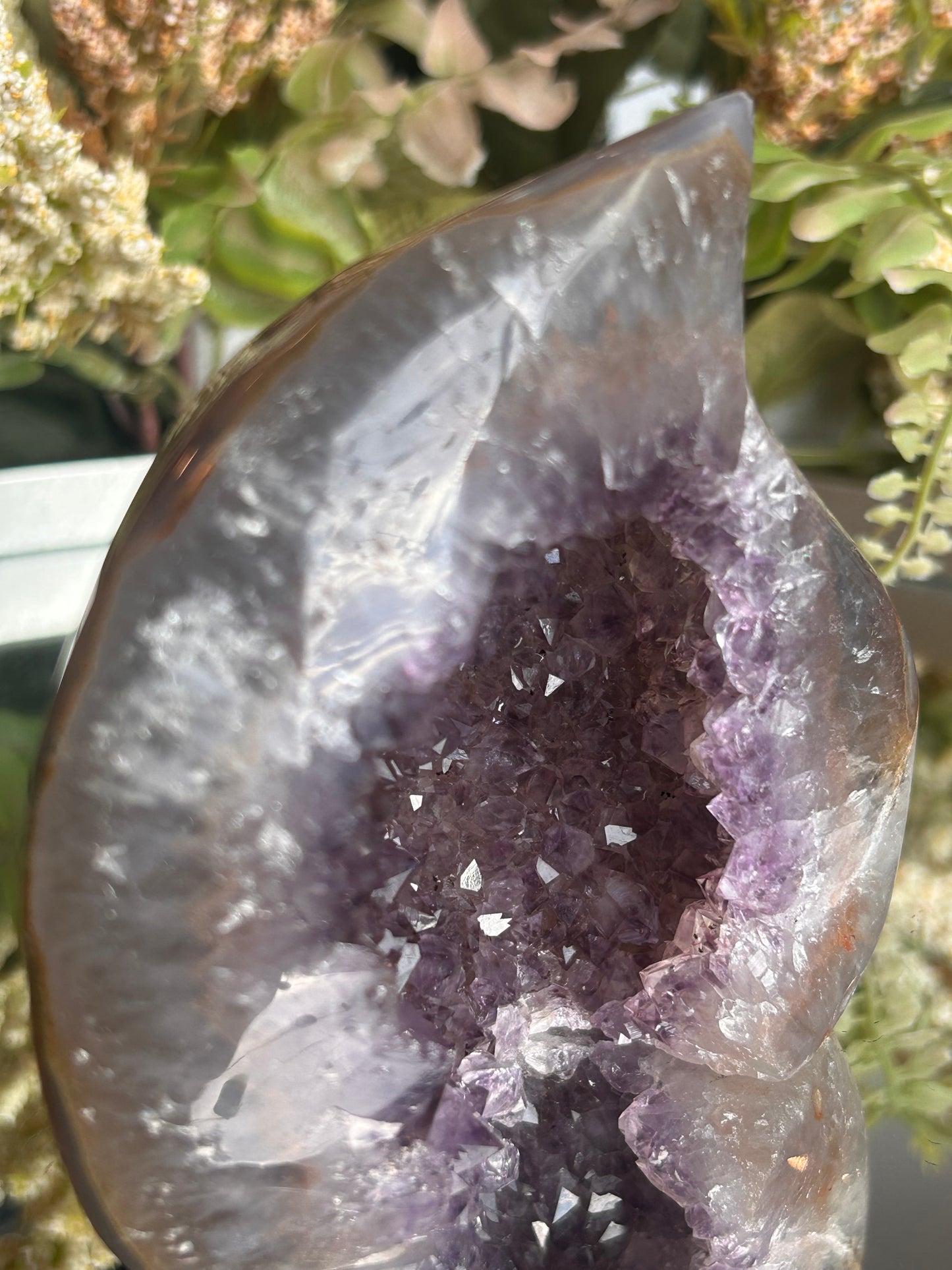 Amethyst Quartz Flame