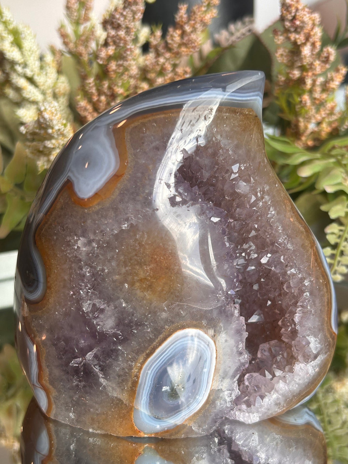 Amethyst Quartz Flame