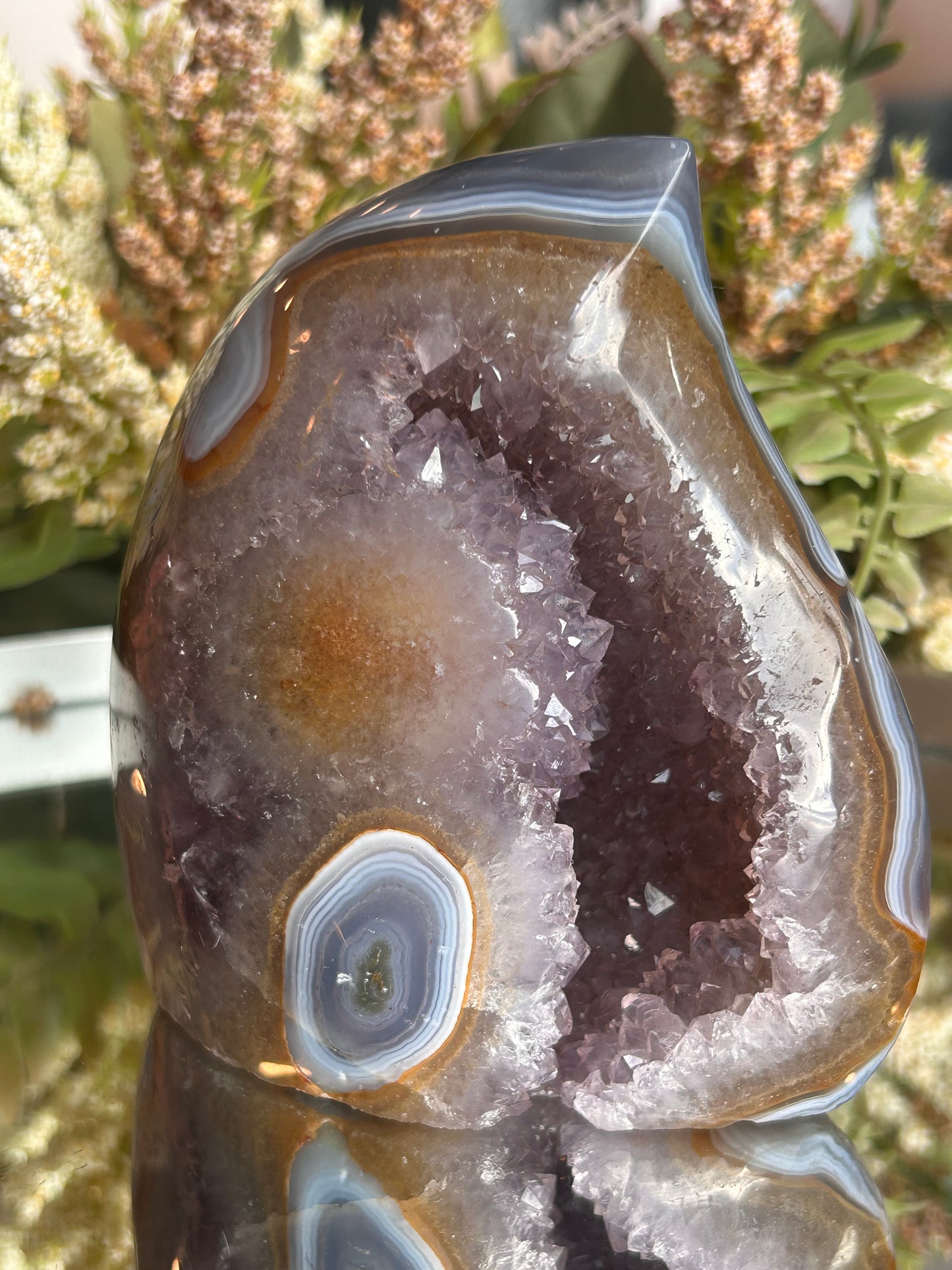 Amethyst Quartz Flame