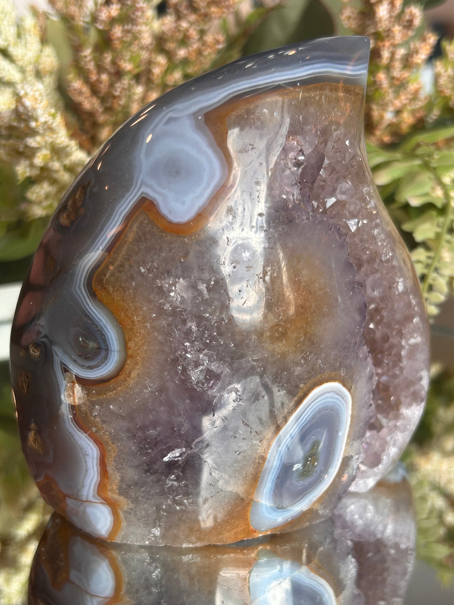 Amethyst Quartz Flame