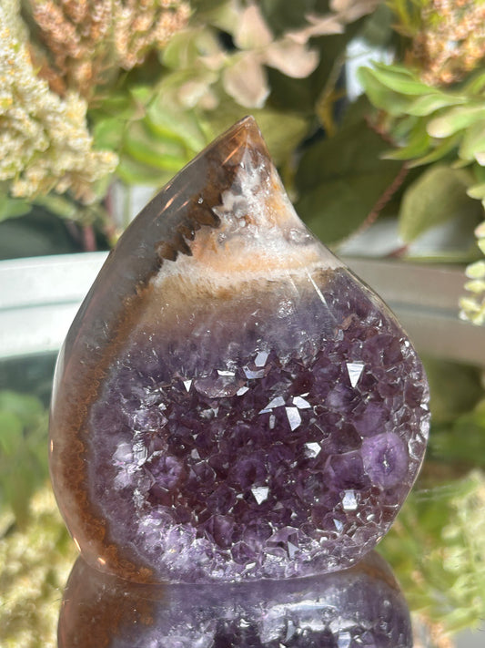 Amethyst Agate Flame