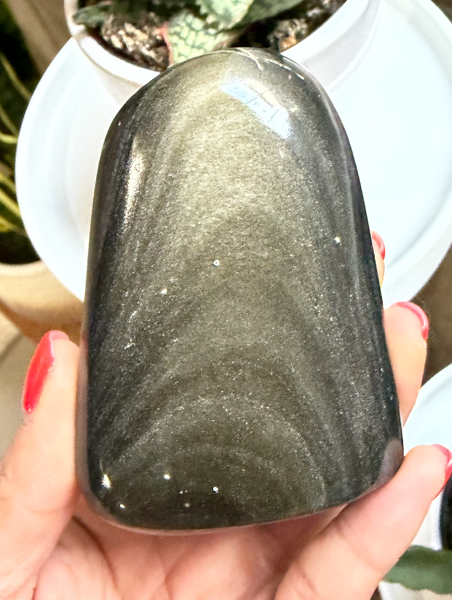 Gold Sheen Obsidian Free Form 85b