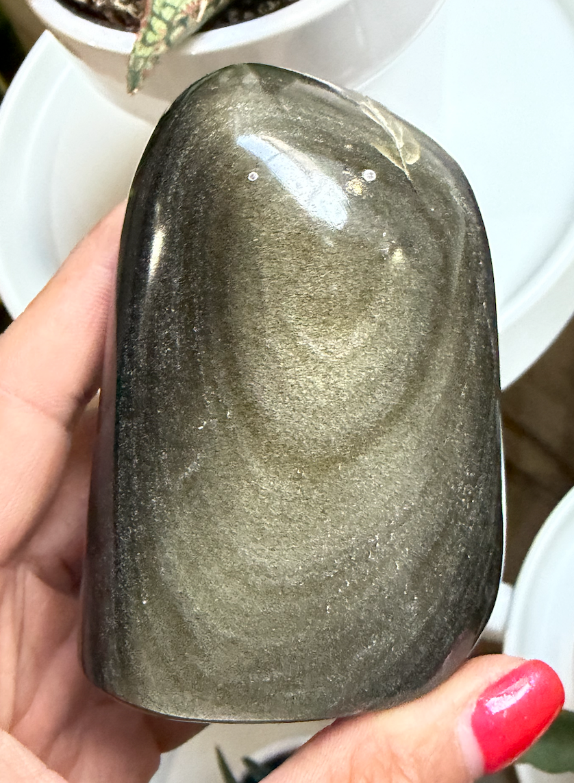 Gold Sheen Obsidian Free Form 85b