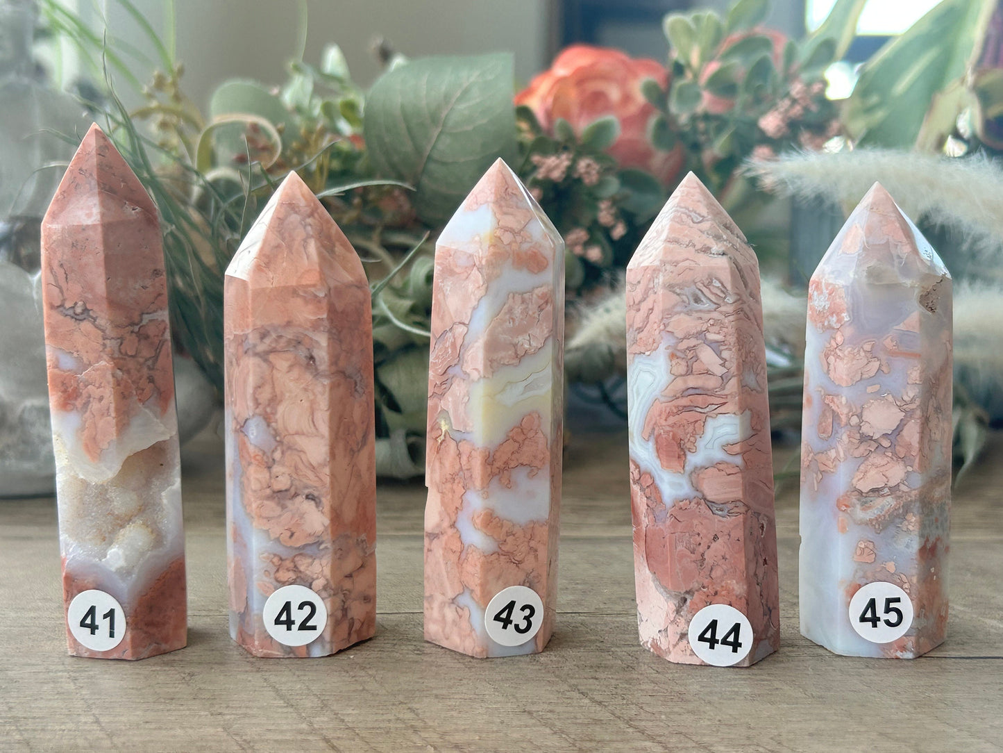 Super Pink Agate Tower | Druzy Pink Agate Crystal Tower| Pink Agate Point | Pink Agate | Natural Healing Crystals | Crystal Gifts-Crystal Towers-Pink Agate