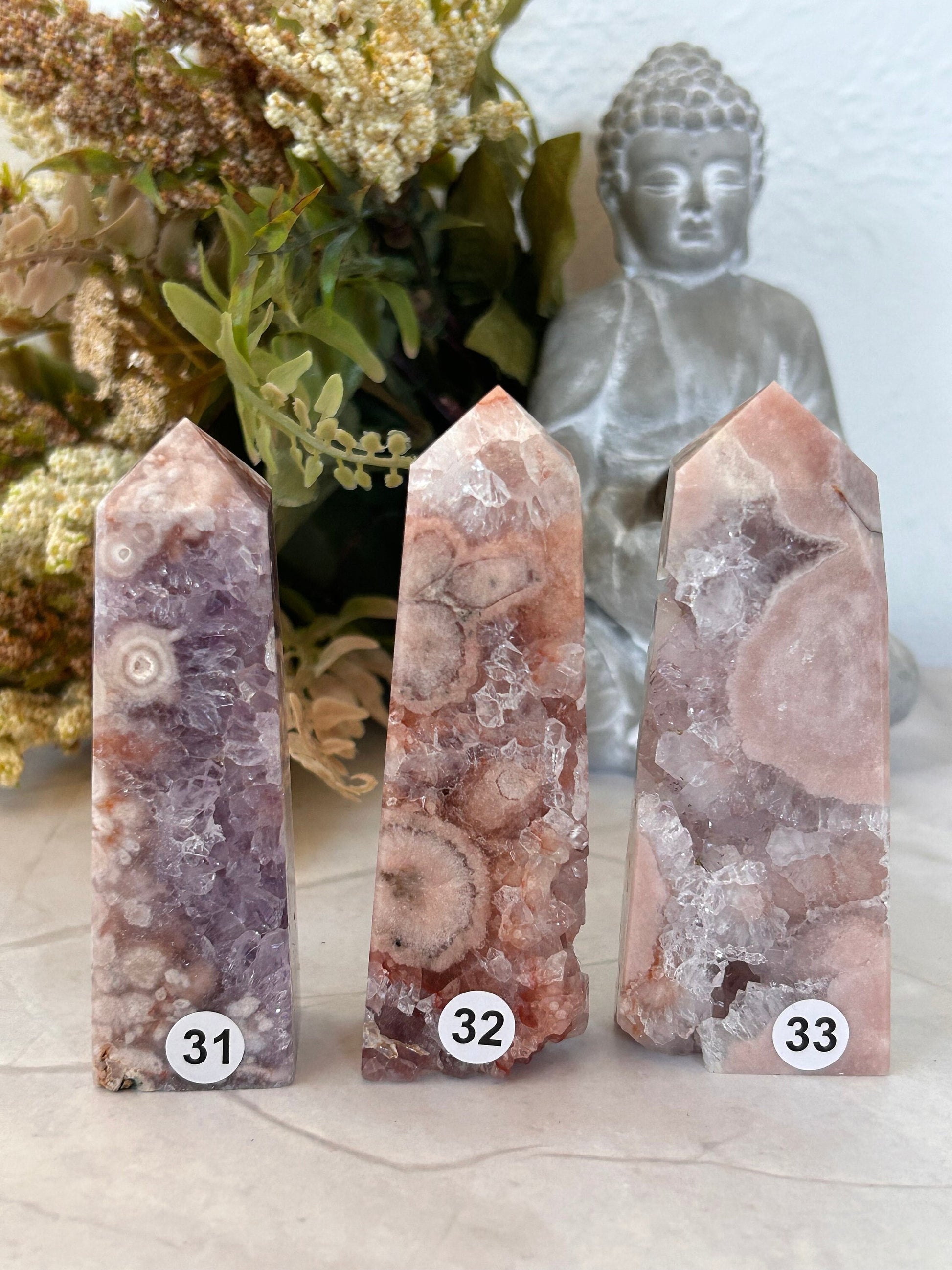 Stunning High Quality/ Grade AAA Pink and Purple Amethyst Flower Agate Tower | Pink Amethyst Flower Agate Tower | Crystal Gift-Crystal Towers-pink amethyst, flower agate, purple amethyst