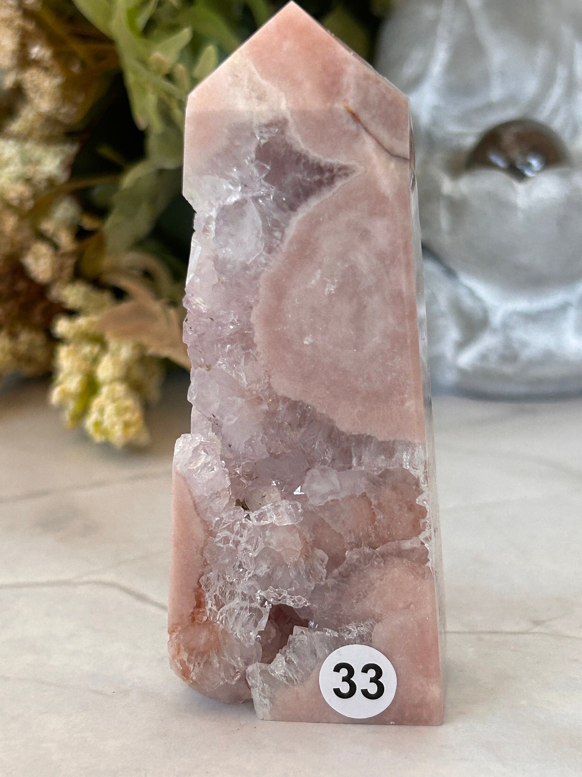 Stunning High Quality/ Grade AAA Pink and Purple Amethyst Flower Agate Tower | Pink Amethyst Flower Agate Tower | Crystal Gift-Crystal Towers-pink amethyst, flower agate, purple amethyst