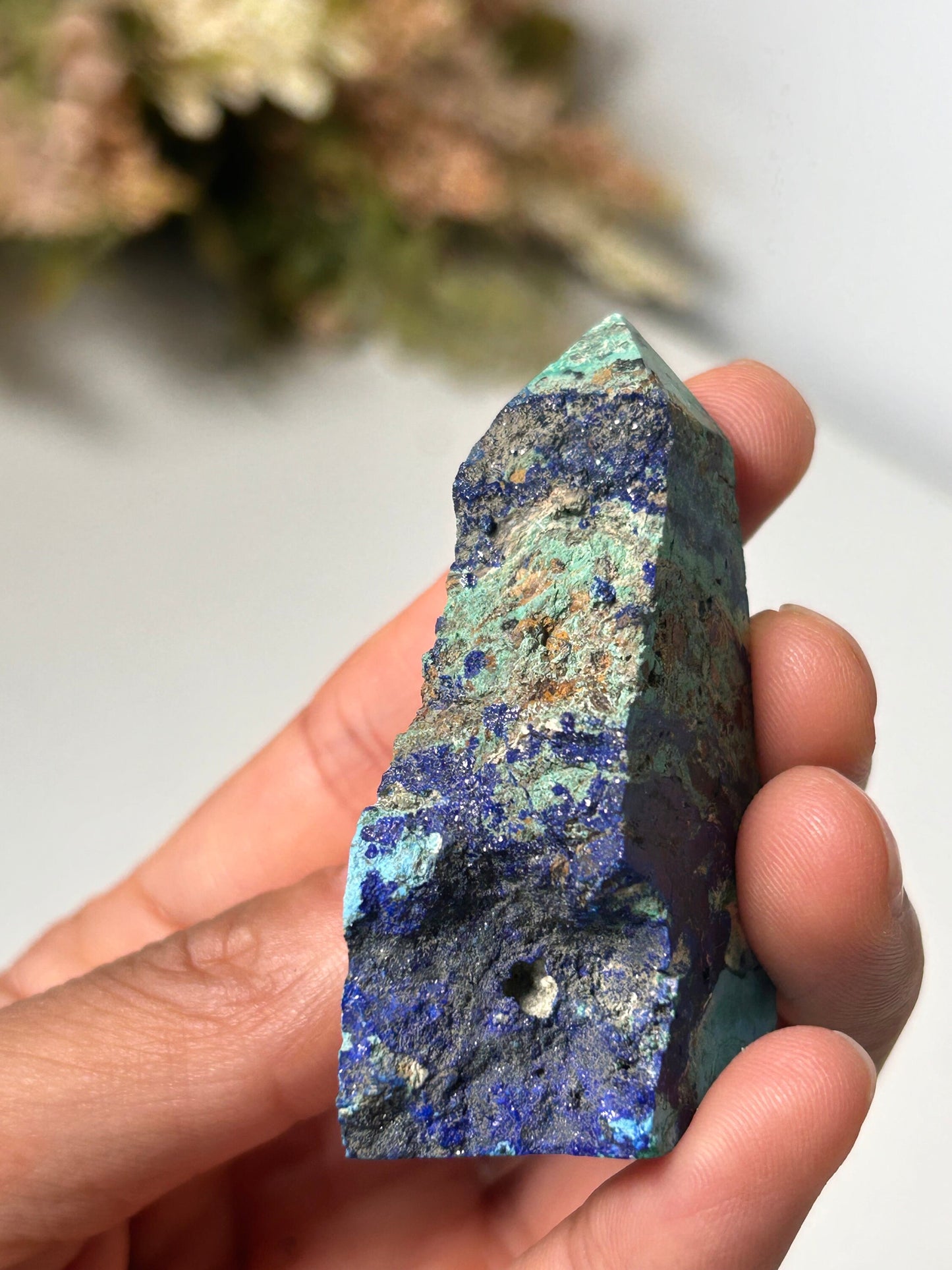 YOU CHOOSE | Azurite Specimen | Druzy Azurite Tower | Azurite | Azurite Point | Crystal Gift | Healing Crystals | Natural Azurite