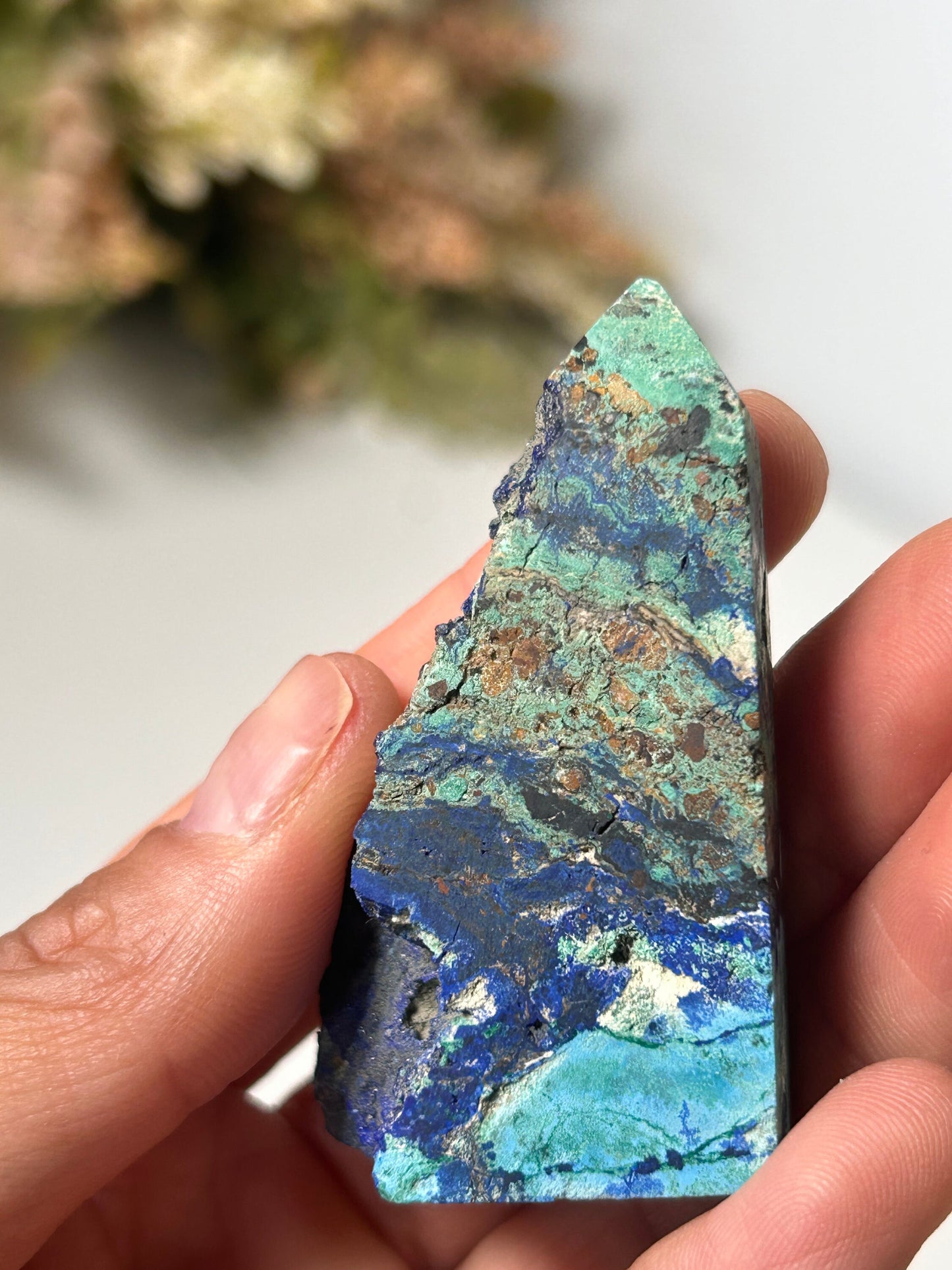 YOU CHOOSE | Azurite Specimen | Druzy Azurite Tower | Azurite | Azurite Point | Crystal Gift | Healing Crystals | Natural Azurite