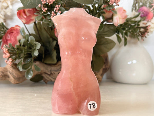 Lovely Large Pink Rose Quartz Goddess Body | Gemmy Rose Quartz Body Carving | Rose Quartz | Home Decor | Crystal Gift | Self-Love-Crystal Goddess Bodies-Rose Quartz