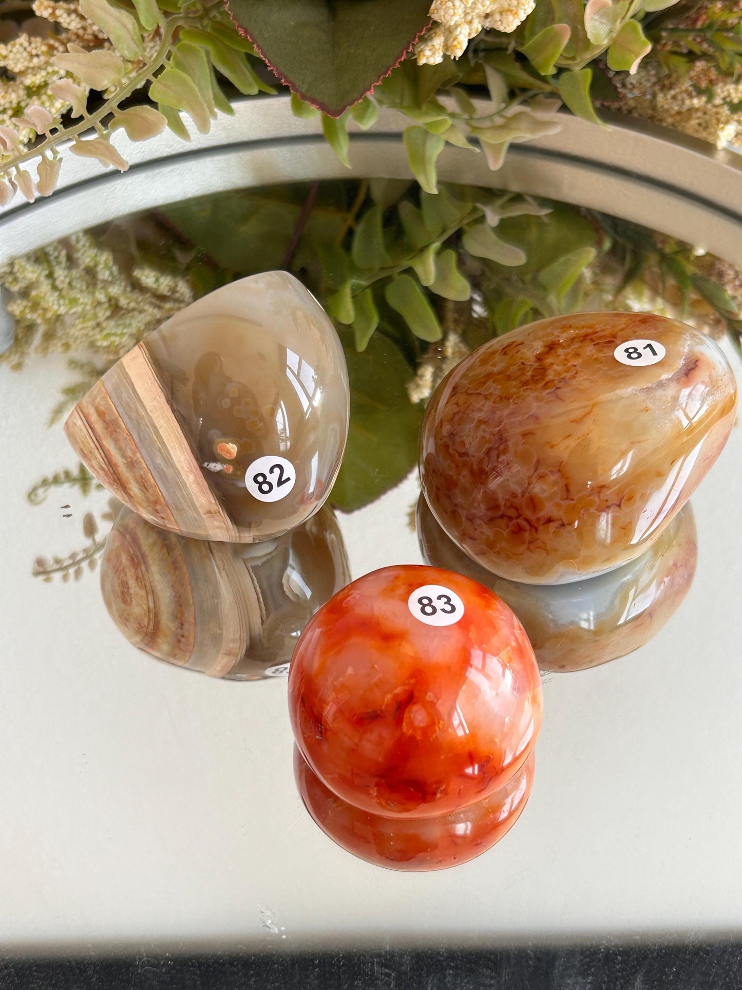 RARE High Quality Colorful Druzy Carnelian Geode | Carnelian Agate | Carnelian Crystal | Crystal Sphere | Home Decor | Crystal Gift-Crystal Spheres-Carnelian, Quartz