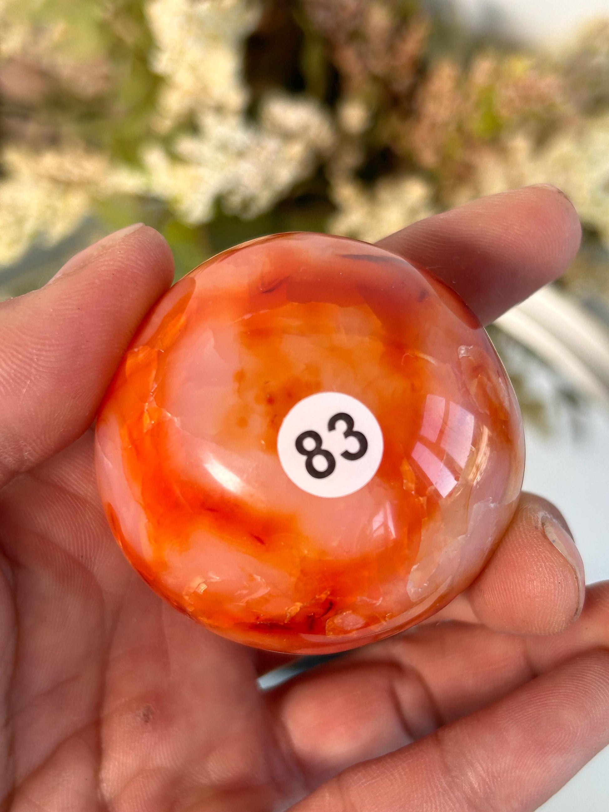 RARE High Quality Colorful Druzy Carnelian Geode | Carnelian Agate | Carnelian Crystal | Crystal Sphere | Home Decor | Crystal Gift-Crystal Spheres-Carnelian, Quartz