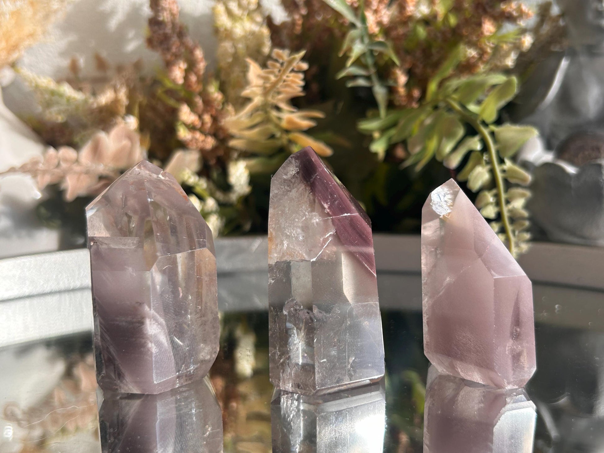 AAA Quality Pink Lithium Quartz Point | Lithium Phantom Quartz Crystal Tower | Crystal Gift | Home Decor | Natural Healing Crystal-Crystal Towers-Pink Lithium Quartz