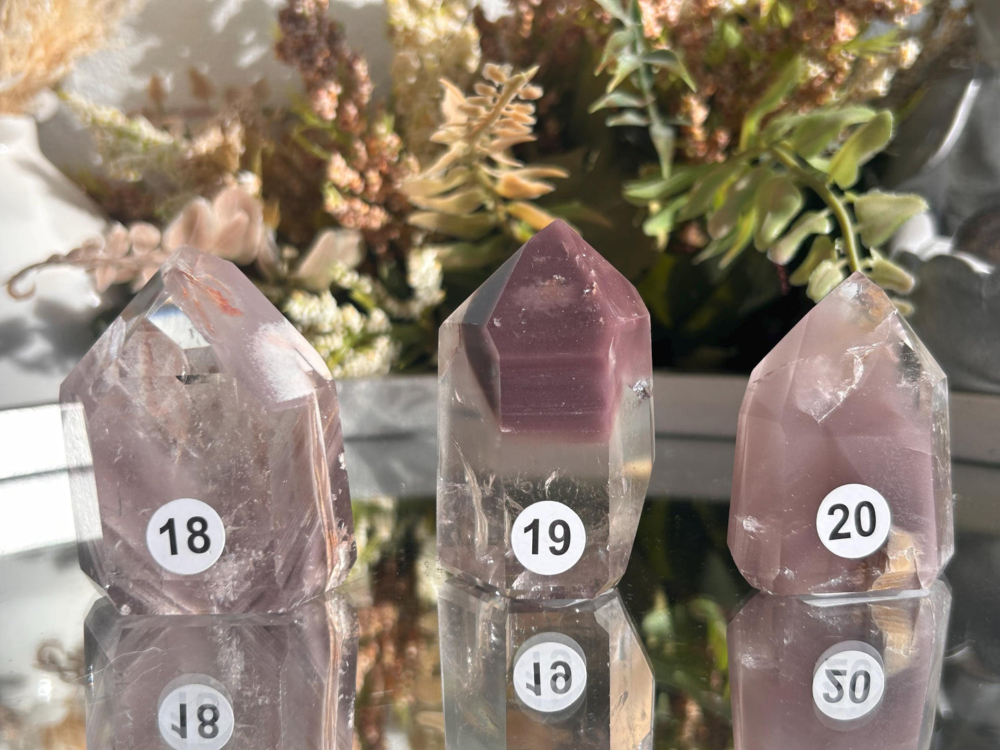 AAA Quality Pink Lithium Quartz Point | Lithium Phantom Quartz Crystal Tower | Crystal Gift | Home Decor | Natural Healing Crystal-Crystal Towers-Pink Lithium Quartz