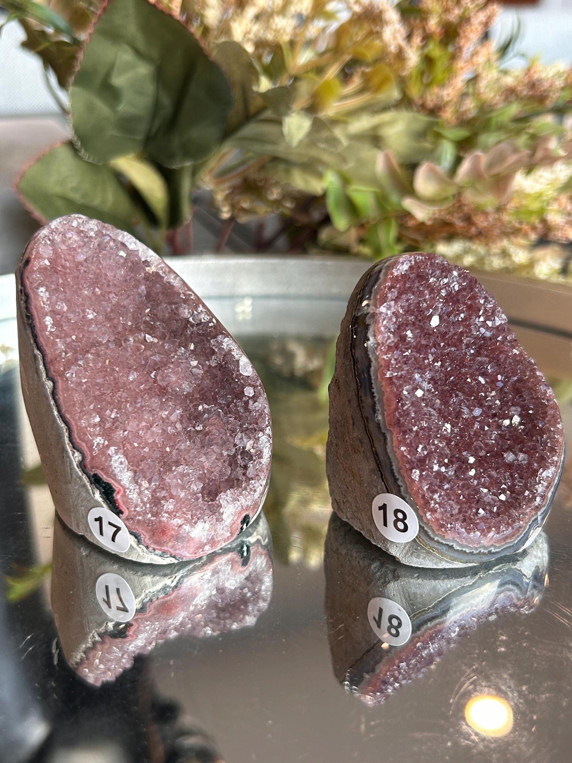 Beautiful Amethyst Geode | Amethyst Freeform | Amethyst Cluster | February Birthstone | Gifts for Her | Amethyst Crystal-Cluster/Geode Towers-rainbow amethyst