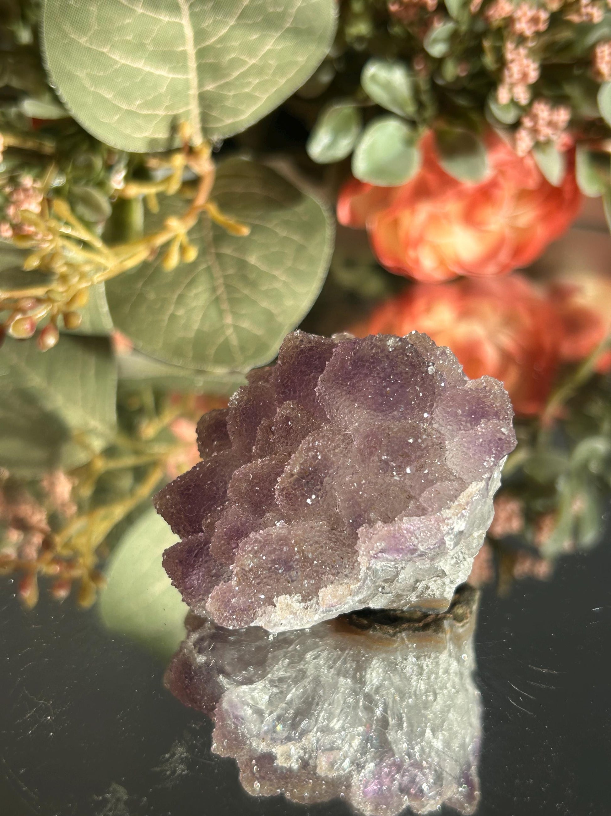 Uruguay Ultra Fine Sugar Rainbow Amethyst Cluster | Amethyst Formation | Uruguayan Amethyst | Rainbow Amethyst | Home Decor | Crystal Gift-Raw Crystal Specimens-rainbow amethyst