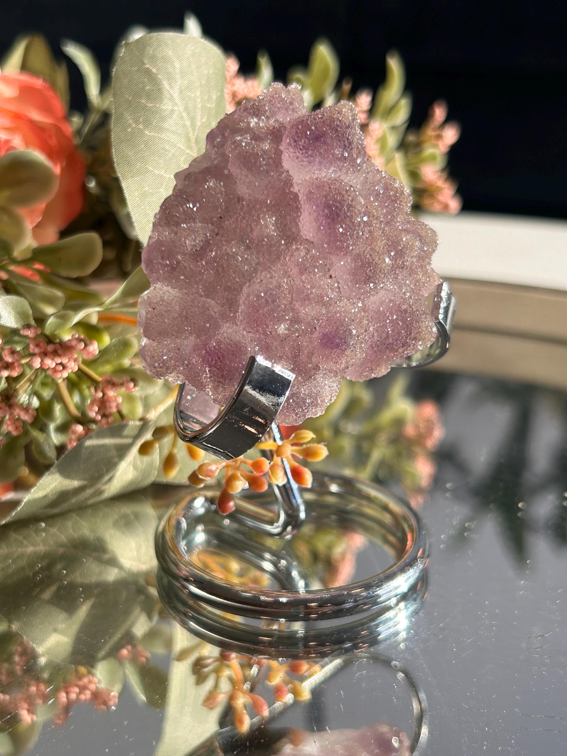 Uruguay Ultra Fine Sugar Rainbow Amethyst Cluster | Amethyst Formation | Uruguayan Amethyst | Rainbow Amethyst | Home Decor | Crystal Gift-Raw Crystal Specimens-rainbow amethyst