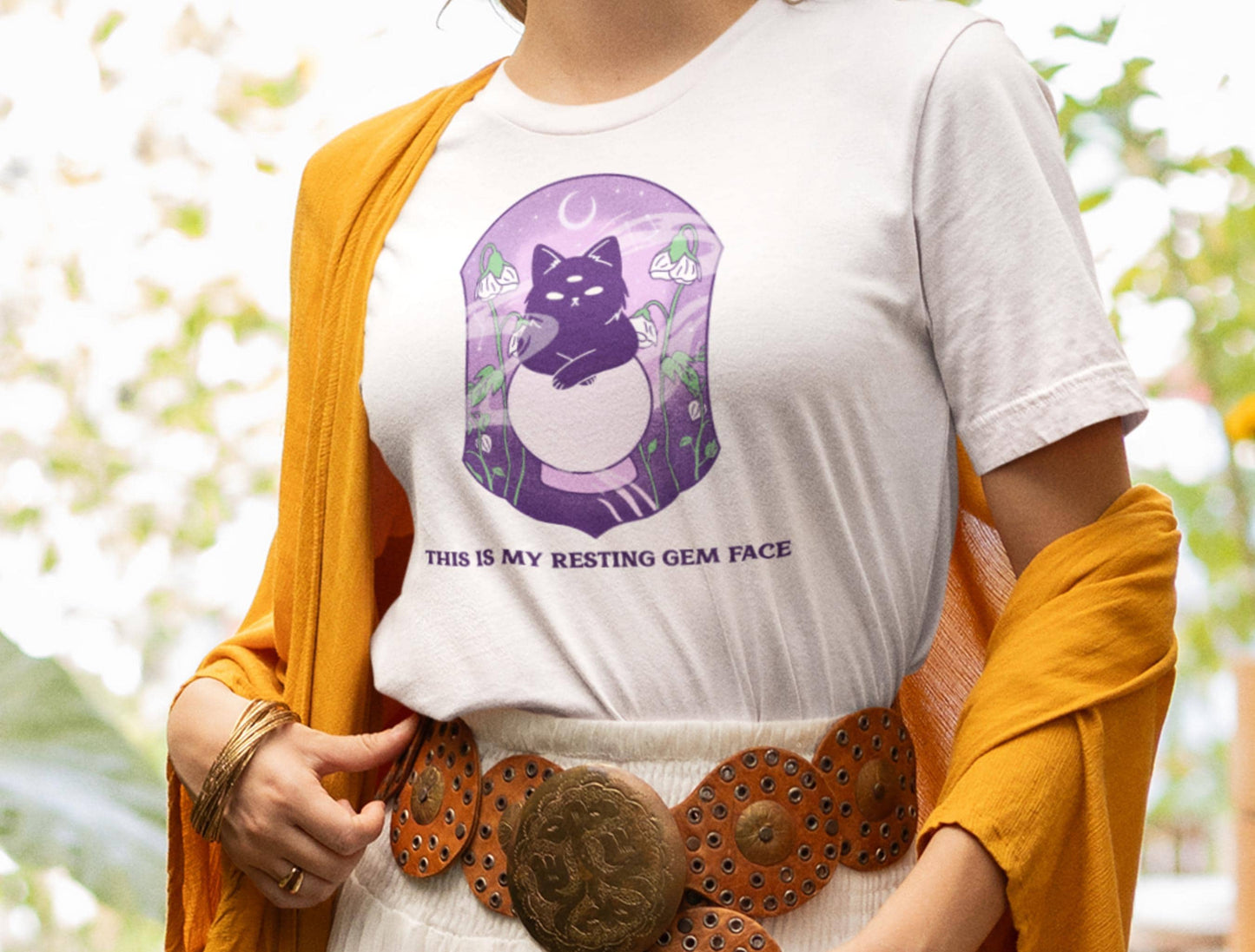 Resting Gem Face T-Shirt, Funny Crystal Shirt, Funny Crystal Shirt, Crystal Humor, Gifts for Her, Crystal Lovers Gift