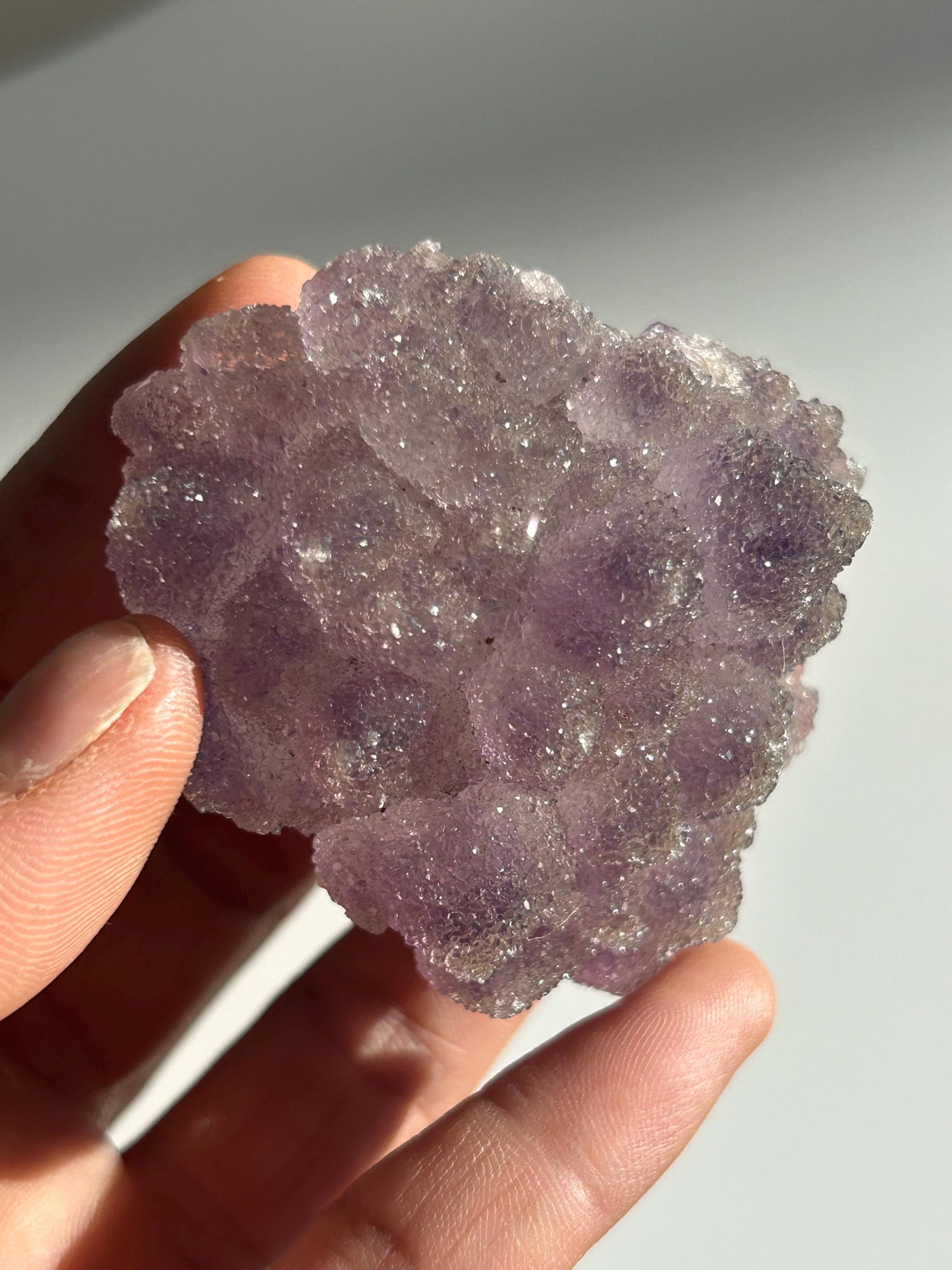 Uruguay Ultra Fine Sugar Rainbow Amethyst Cluster | Amethyst Formation | Uruguayan Amethyst | Rainbow Amethyst | Home Decor | Crystal Gift-Raw Crystal Specimens-rainbow amethyst