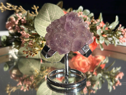 Uruguay Ultra Fine Sugar Rainbow Amethyst Cluster | Amethyst Formation | Uruguayan Amethyst | Rainbow Amethyst | Home Decor | Crystal Gift-Raw Crystal Specimens-rainbow amethyst