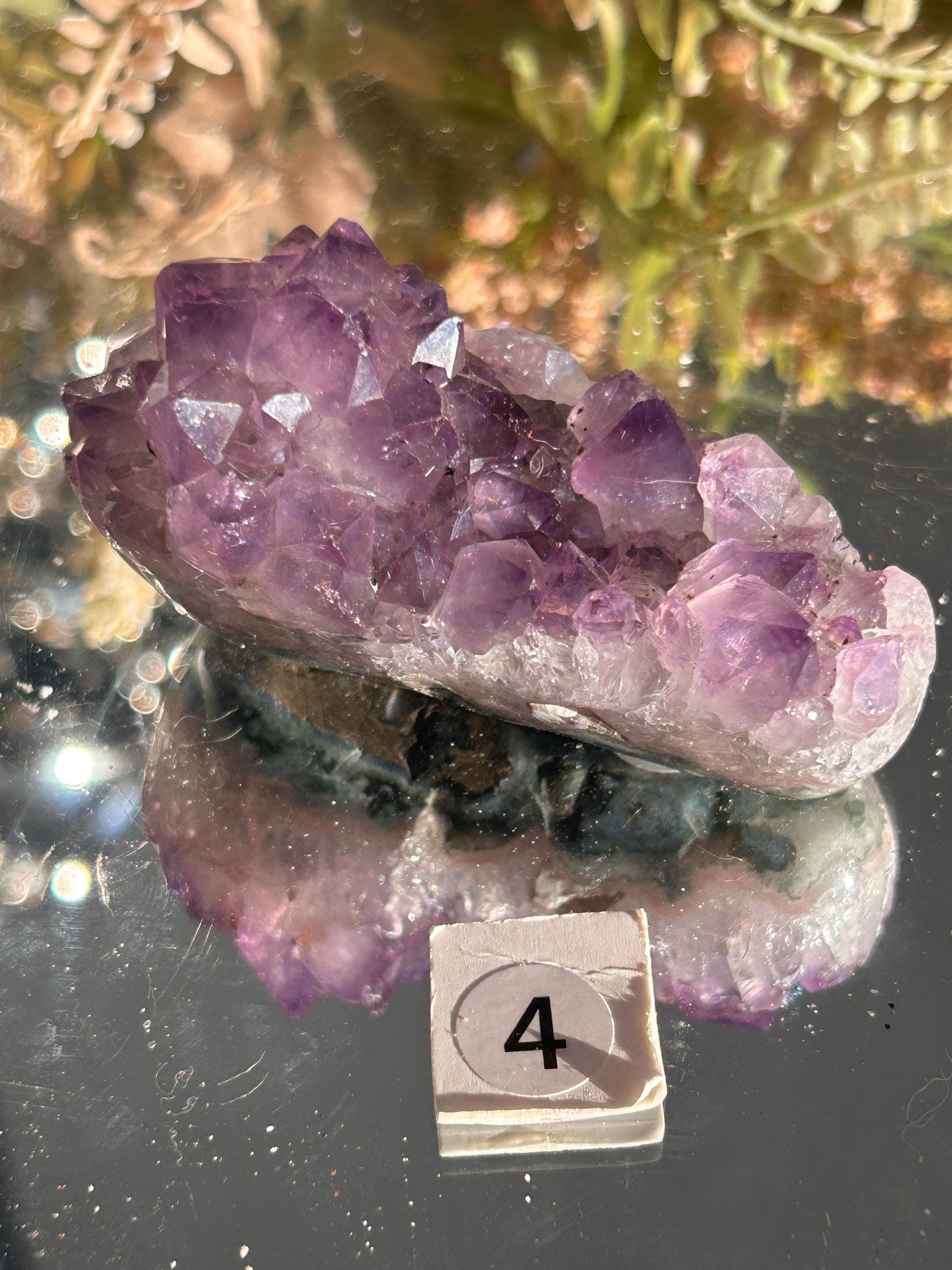 Uruguay Amethyst Specimen Geode | Mineral Specimens | Amethyst Formations | Uruguayan Amethyst | Healing Crystal | Home Decor | Crystal Gift-Raw Crystal Specimens-amethyst, agate