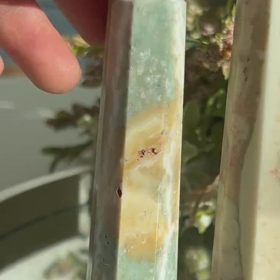 Green Sardonyx Tower | Crystal Point
